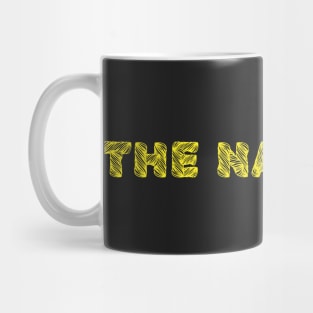 The National Band Logo Lettering Mug